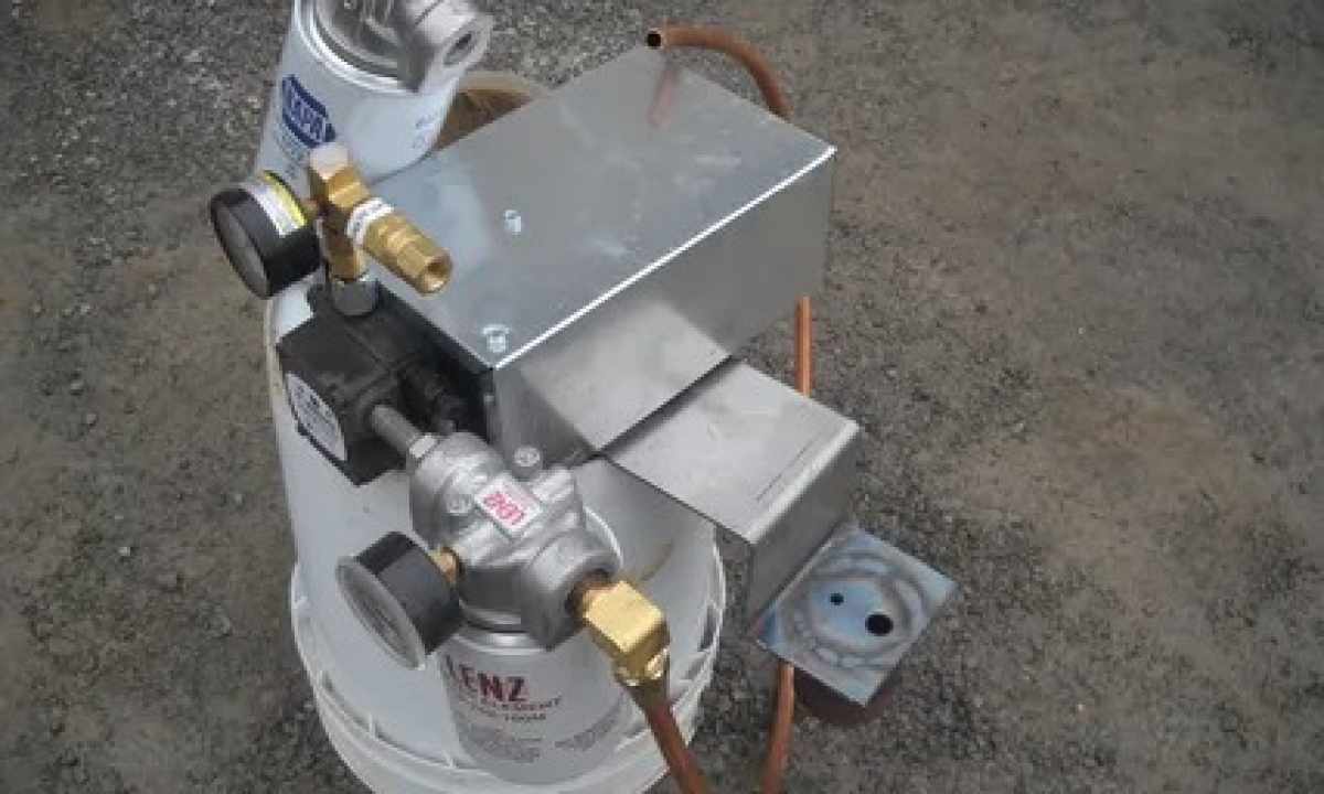 How to make the heater on used oil